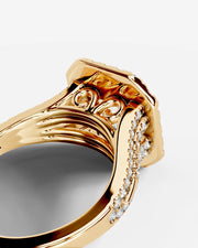 Tainara (Radiant) 18k Yellow Gold 002