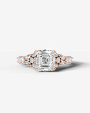 Tula (Asscher) 14k Rose Gold 001