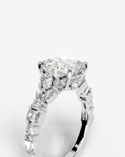 Tula (Elongated Cushion) 18k White Gold 005
