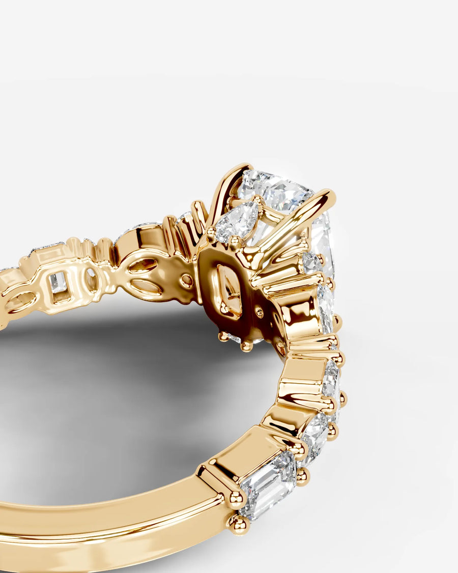Tula (Elongated Cushion) 18k Yellow Gold 002