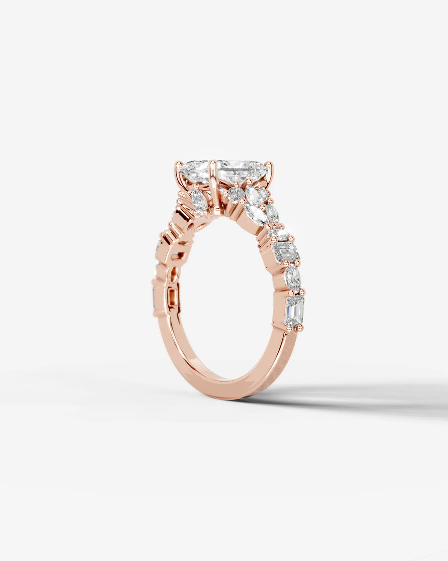 Tula (Elongated Radiant) 14k Rose Gold 004