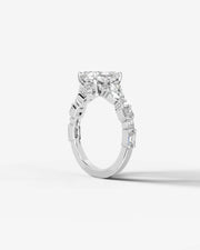 Tula (Elongated Radiant) 14k White Gold 004