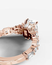 Tula (Elongated Radiant) 14k Rose Gold 002