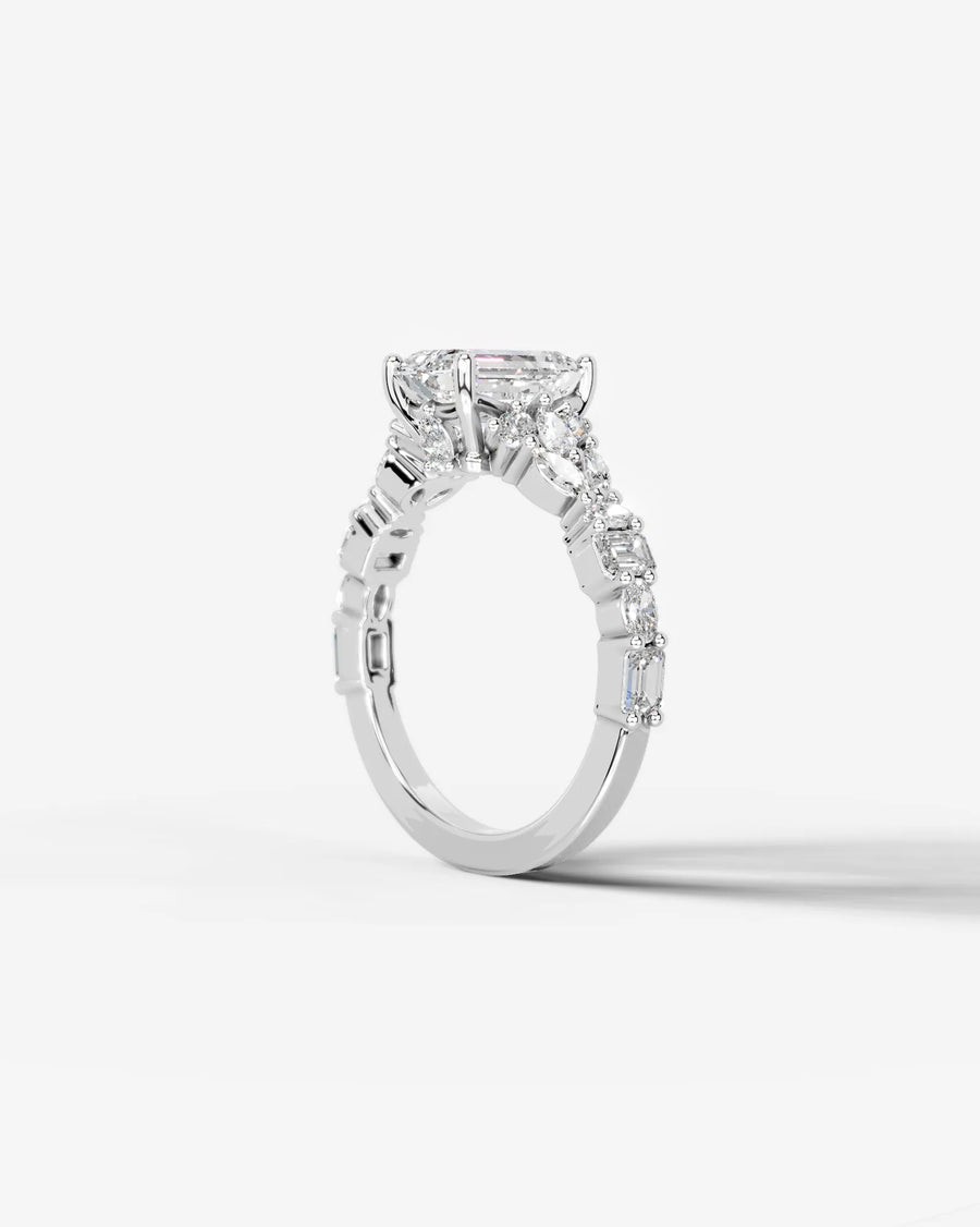 Tula (Emerald) 18k White Gold 004