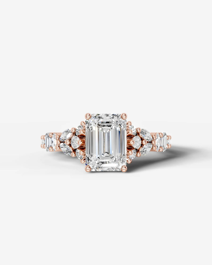 Tula (Emerald) 14k Rose Gold 001