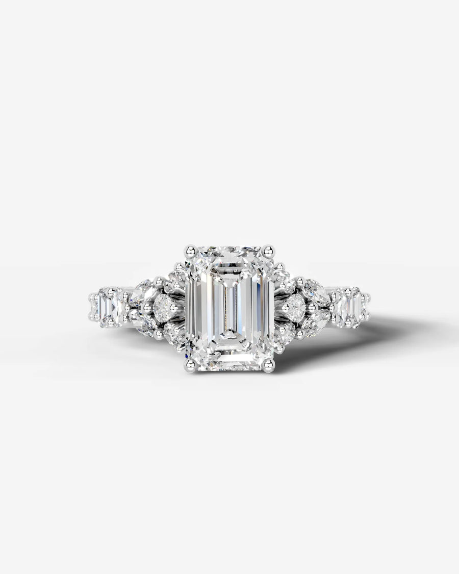 Tula (Emerald) 14k White Gold 001