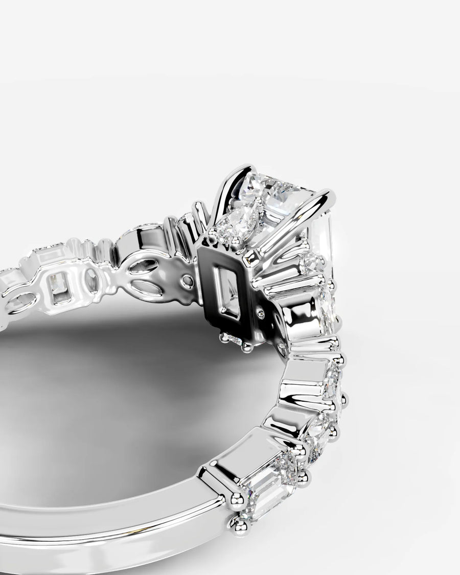 Tula (Emerald) 18k White Gold 002