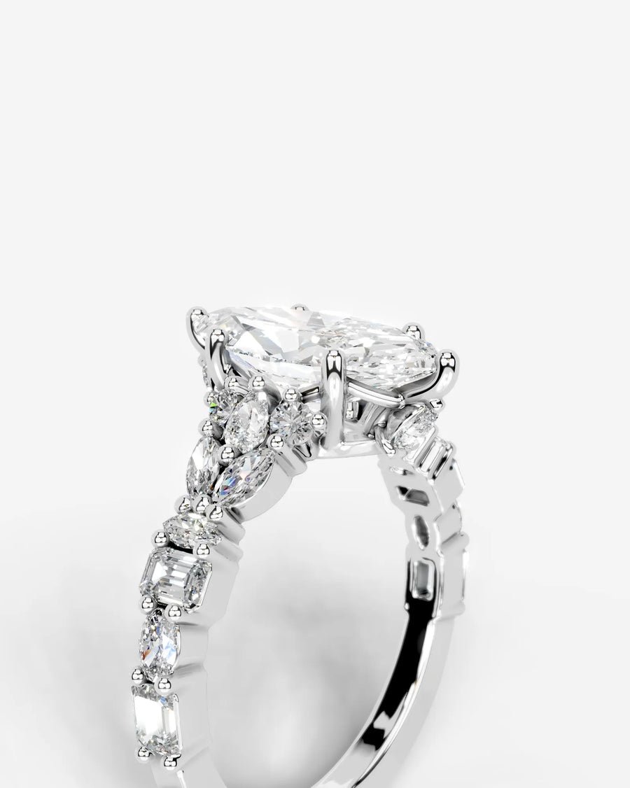 Tula (Marquise) Platinum 005