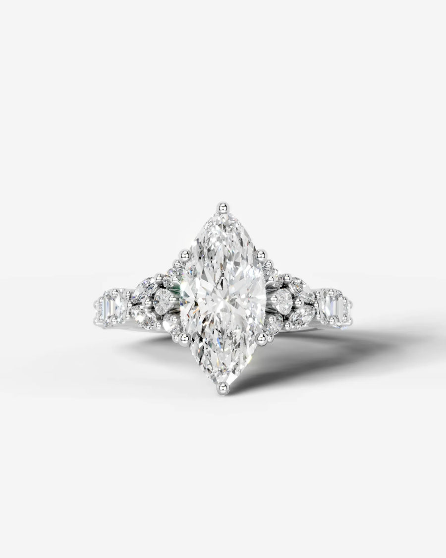 Tula (Marquise) 14k White Gold 001
