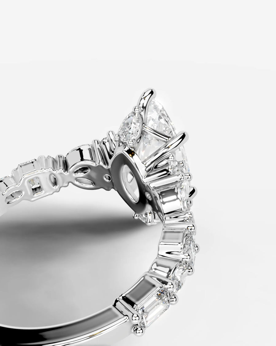 Tula (Marquise) 14k White Gold 002