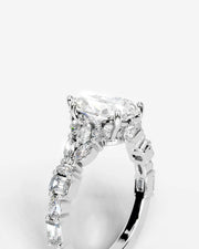 Tula (Pear) 14k White Gold 005