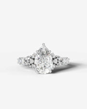 Tula (Pear) 18k White Gold 001