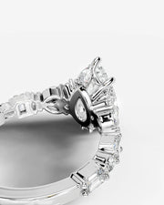 Tula (Pear) 14k White Gold 002