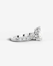 Tula (Pear) 18k White Gold 003