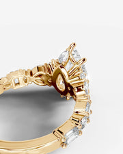 Tula (Pear) 14k Yellow Gold 002