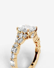 Tula (Princess) 14k Yellow Gold 005