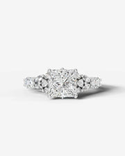 Tula (Princess) 14k White Gold 001