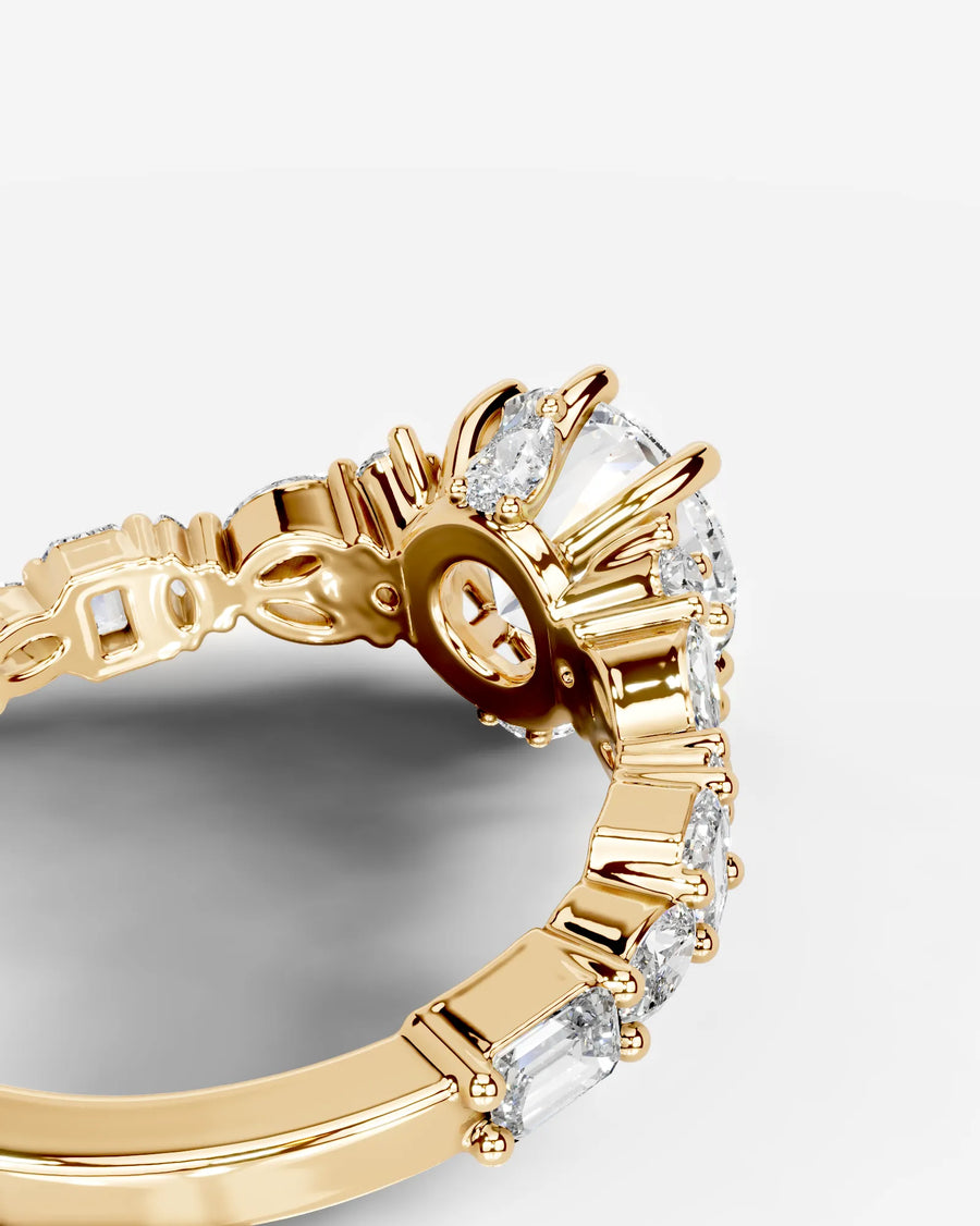 Tula (Round) 14k Yellow Gold 002
