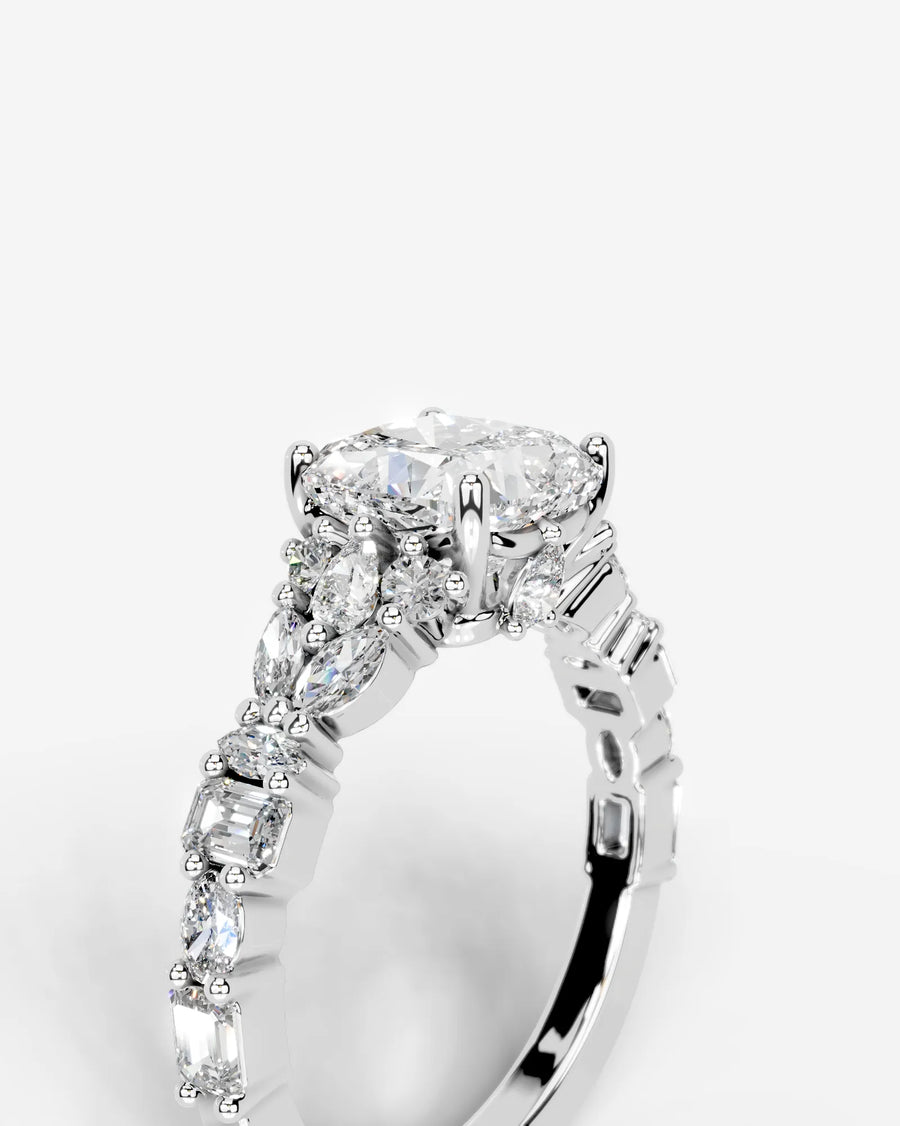Tula (Cushion) Platinum 005