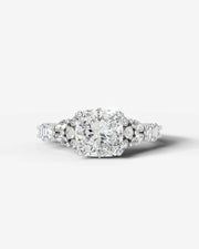 Tula (Cushion) 14k White Gold 001