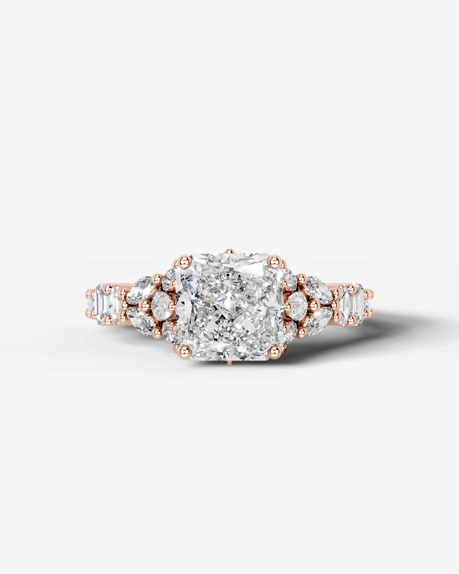 Tula (Radiant) 14k Rose Gold 001