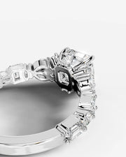 Tula (Radiant) 14k White Gold 002