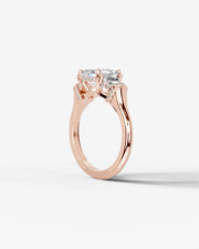 Viola (Asscher) 14k Rose Gold 005