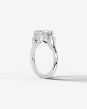 Viola (Asscher) 18k White Gold 005