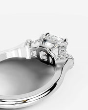 Viola (Asscher) Platinum 003