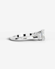 Viola (Asscher) 14k White Gold 004