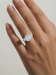 Viola (Elongated Cushion) 14k White Gold 002