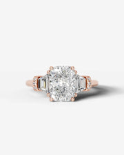 Viola (Elongated Cushion) 14k Rose Gold 001