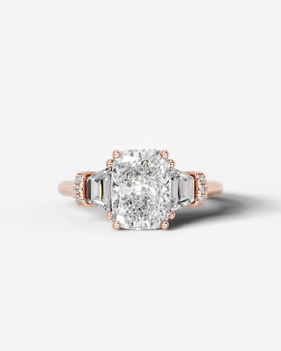 Viola (Elongated Cushion) 14k Rose Gold 001