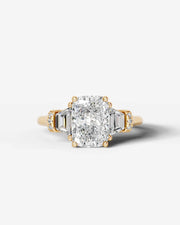 Viola (Elongated Cushion) 14k Yellow Gold 001