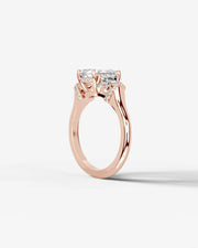 Viola (Elongated Radiant) 14k Rose Gold 005