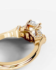 Viola (Elongated Radiant) 18k Yellow Gold 003