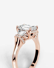 Viola (Emerald) 14k Rose Gold 006