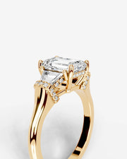 Viola (Emerald) 18k Yellow Gold 006