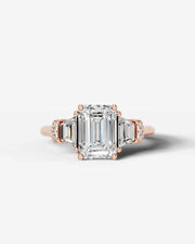 Viola (Emerald) 14k Rose Gold 001