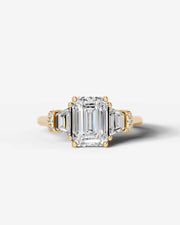 Viola (Emerald) 14k Yellow Gold 001