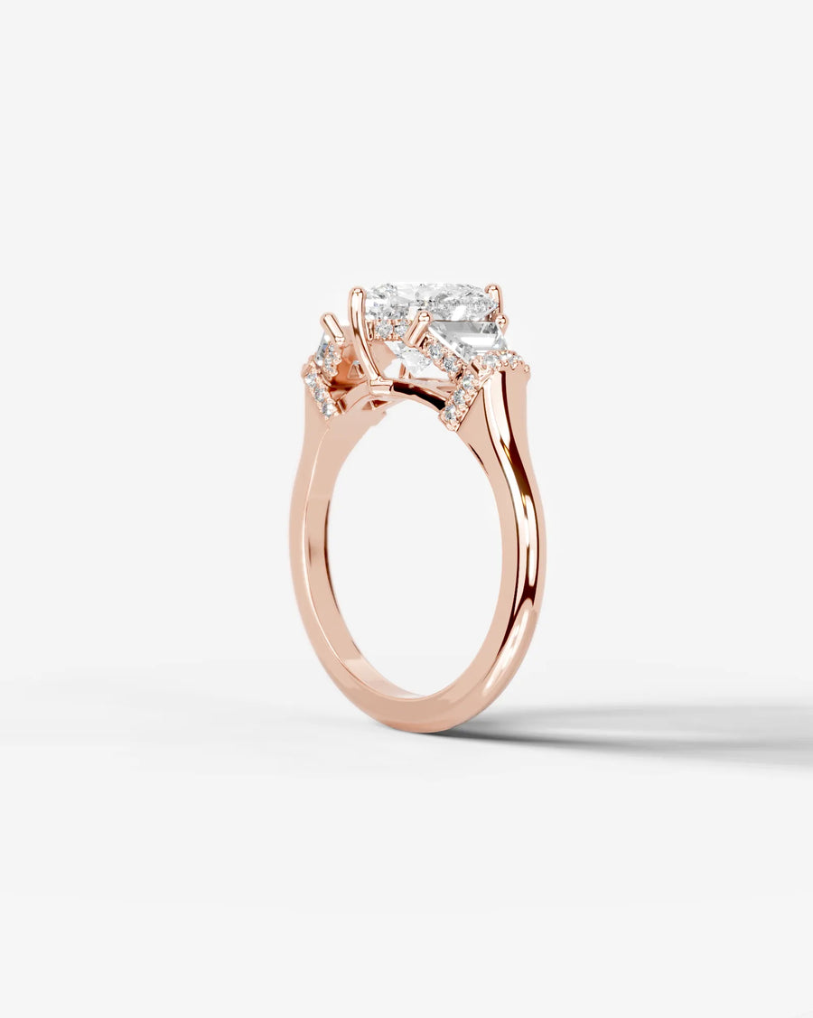 Viola (Heart) 14k Rose Gold 005