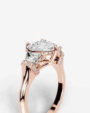 Viola (Heart) 14k Rose Gold 006