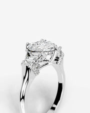 Viola (Heart) 18k White Gold 006