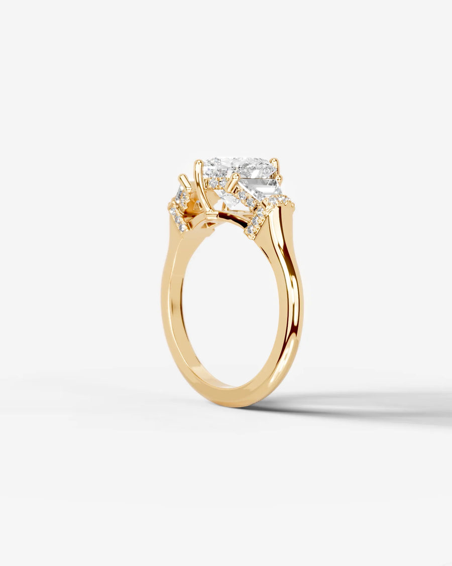 Viola (Heart) 14k Yellow Gold 005