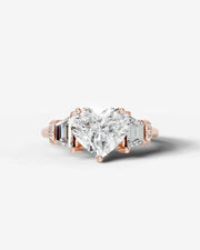Viola (Heart) 14k Rose Gold 001