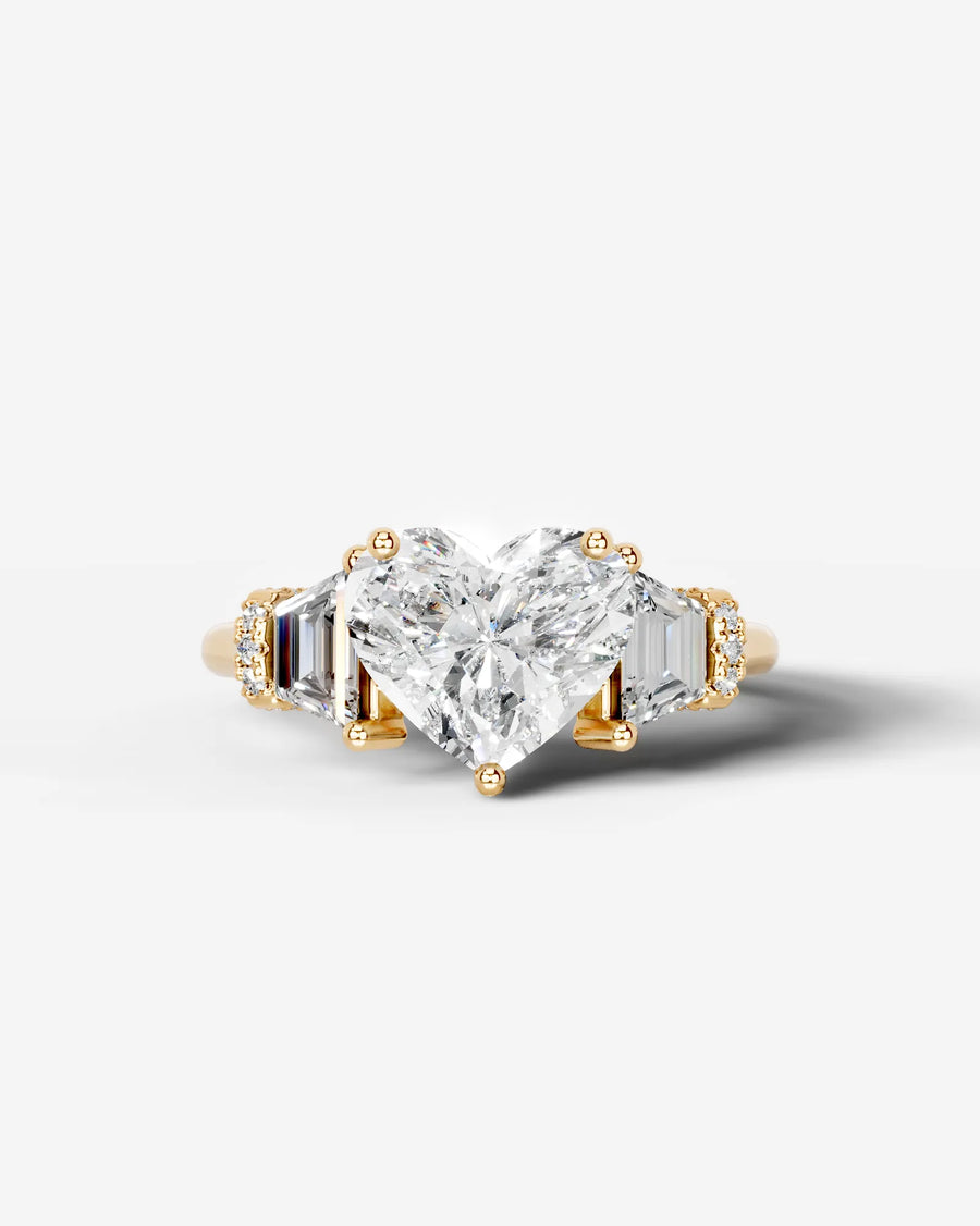 Viola (Heart) 14k Yellow Gold 001