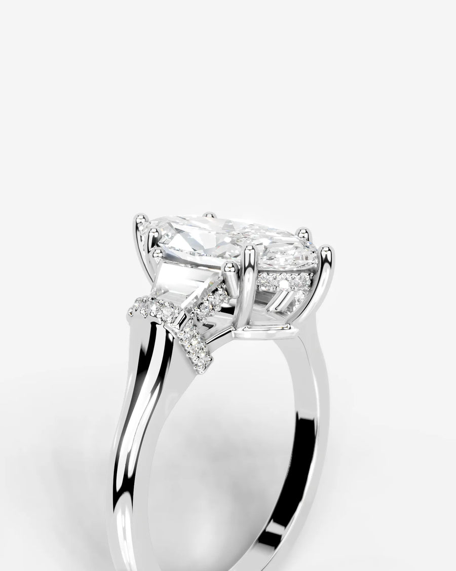 Viola (Marquise) 14k White Gold 006