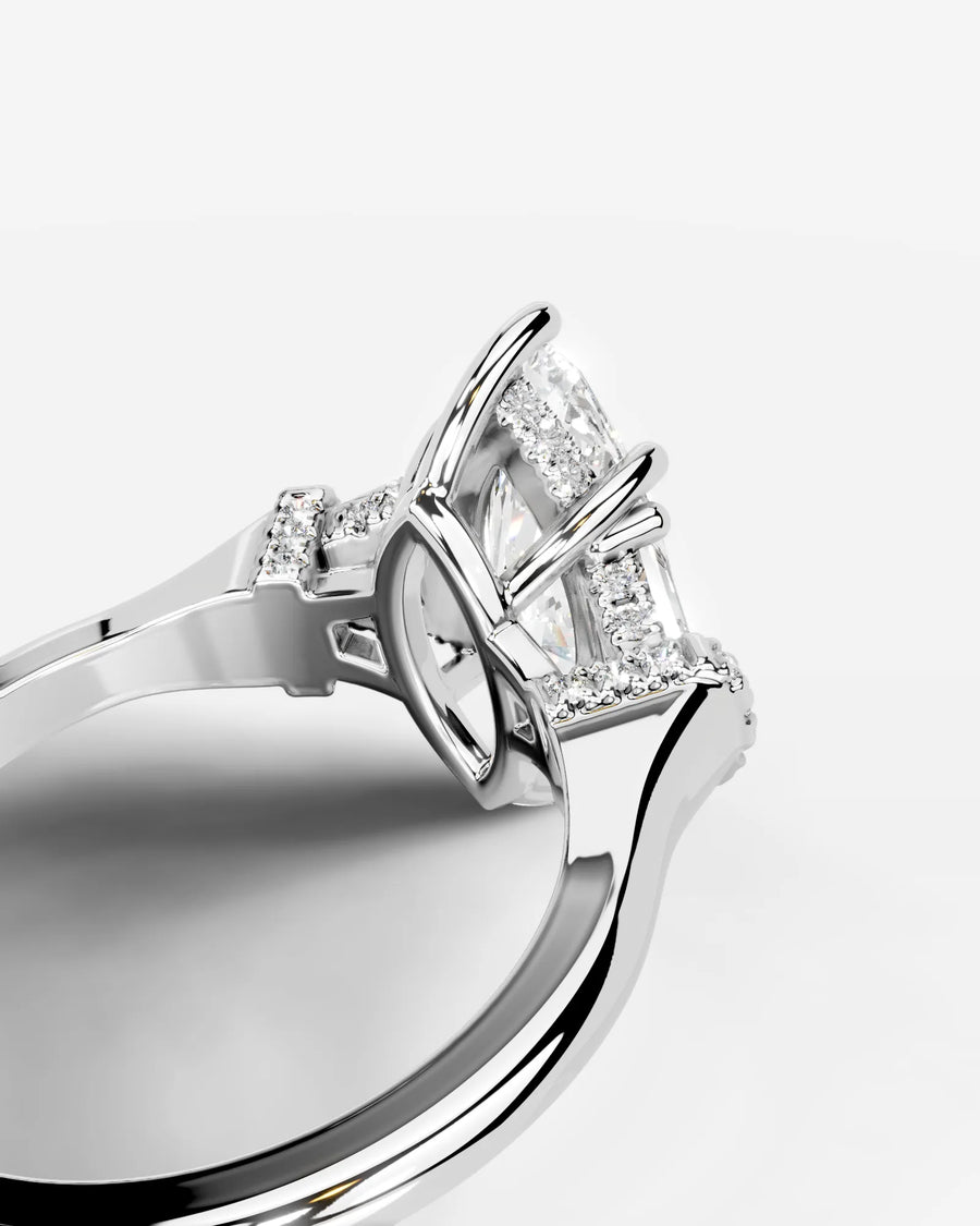 Viola (Marquise) Platinum 003