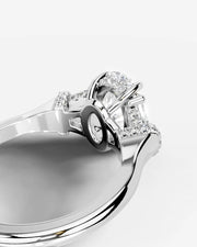 Viola 18k White Gold 003