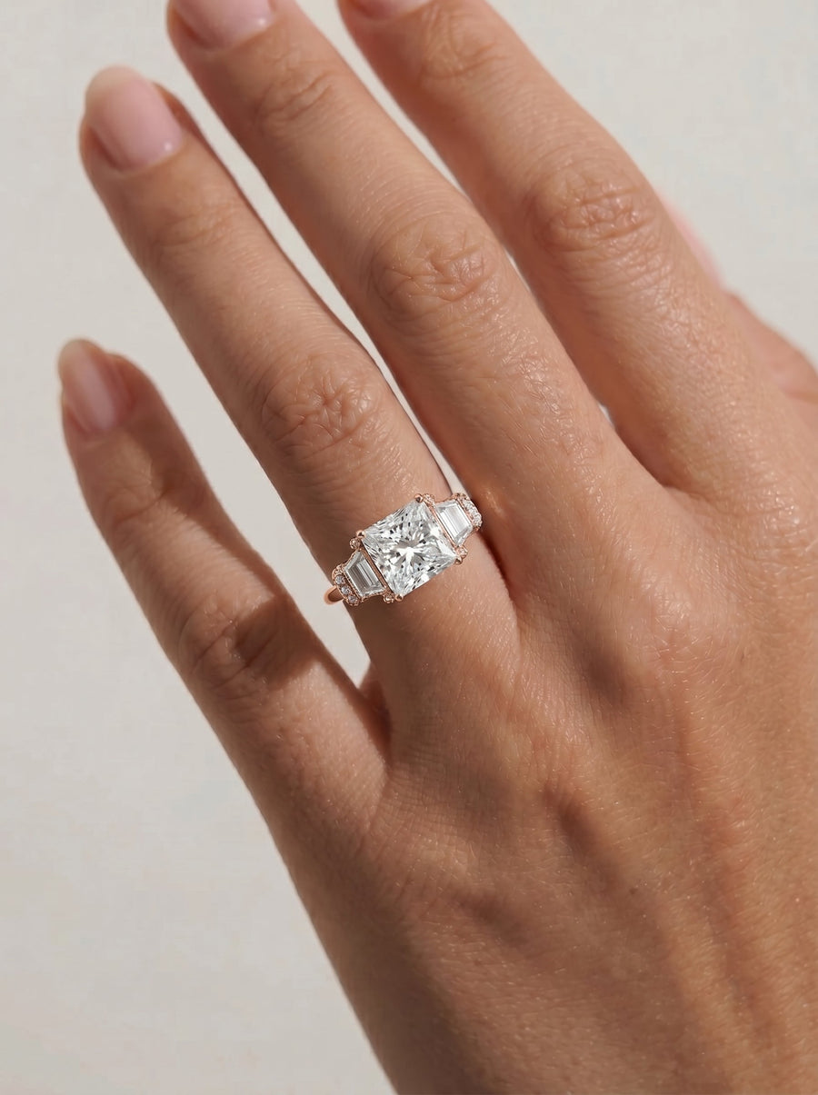Viola (Princess) 14k Rose Gold 002
